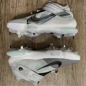 Nike Zoom Force Trout 7 Gray Black White Men’s Baseball Cleats sz 8.5 CI3134 023
